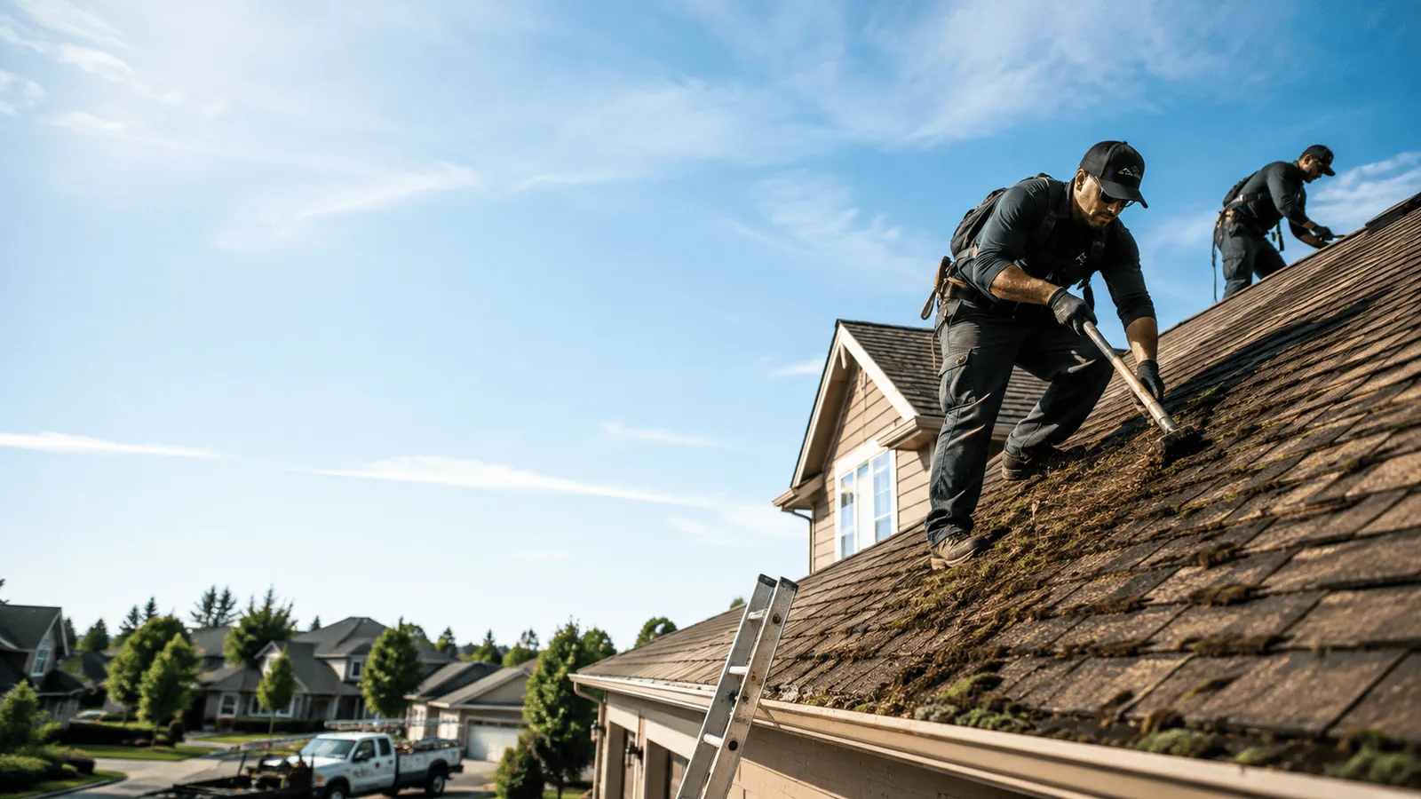 Roof Moss Removal in Big Laurel, KY near me